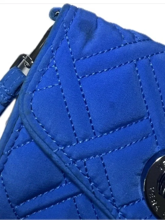 Vera Bradley Cobalt Quilted Turn-Lock Wristlet NWOT - Picture 7 of 10